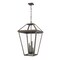 Z-Lite Talbot 4 Light Outdoor Chain Mount Ceiling Fixture, Oil Rubbed Bronze And Seedy 579CHXLX-ORB - alternate 1